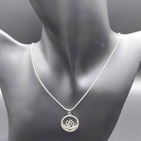 Recycled Sterling Silver Pendant - Children of Lir, Irish Myth