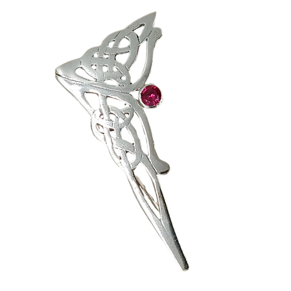 Celtic Sterling Silver Dangle earrings with matching brooch, ring and necklace