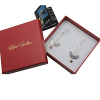 Sterling Silver and 9kt Gold Earrings