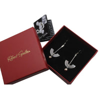 Sterling Silver and 9kt Gold Earrings