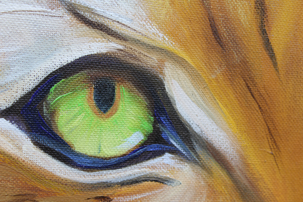 Bengal Tiger - Oil painting by Robert Spotten