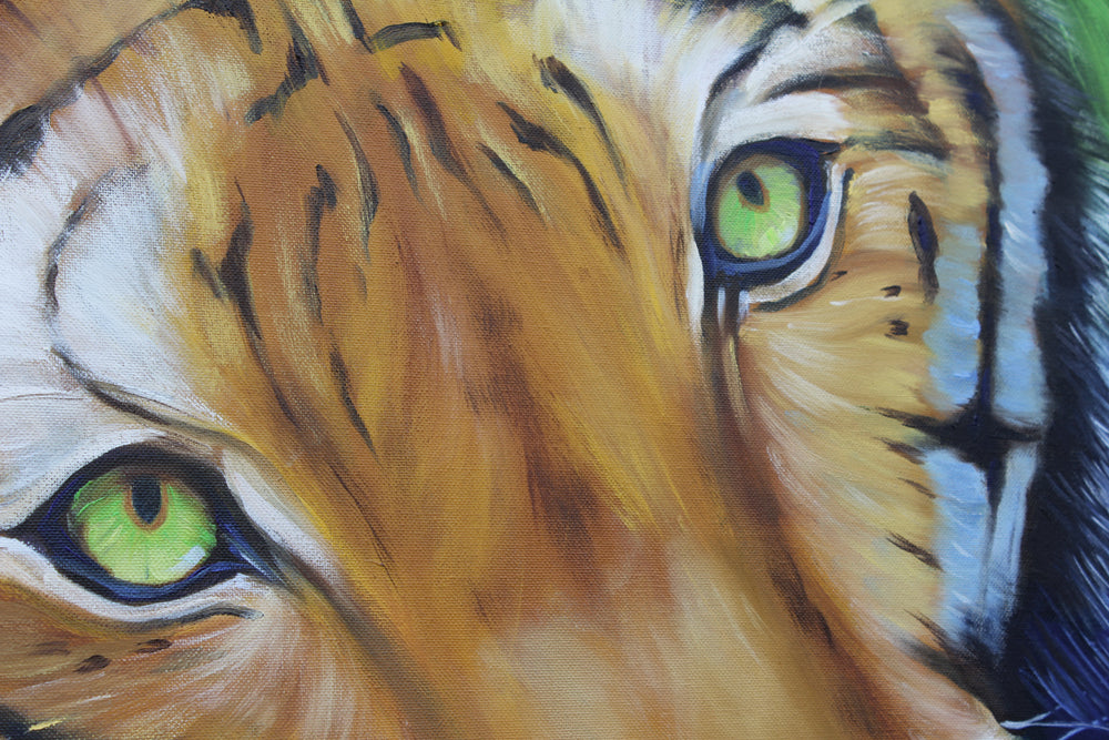 Bengal Tiger - Oil painting by Robert Spotten