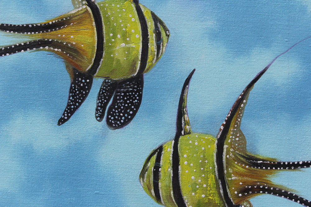 The Great Barrier Reef - Oil painting by Robert Spotten