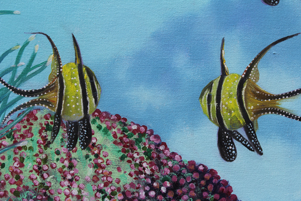 The Great Barrier Reef - Oil painting by Robert Spotten