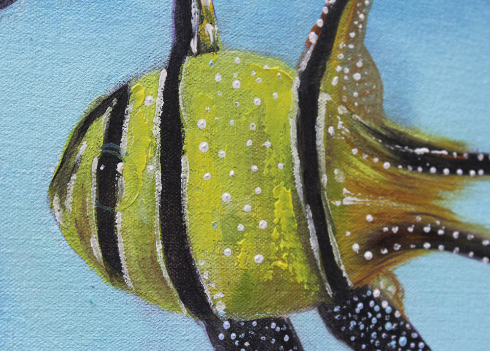 The Great Barrier Reef - Oil painting by Robert Spotten