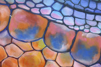 Eye of the Green Iguana - Oil painting by Robert Spotten