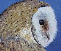 Barn Owl - Gouache painting by Robert Spotten