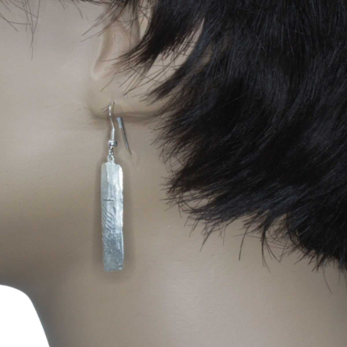 Ogham Stones inspired Sterling Silver earrings: LOVE
