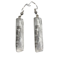 Ogham Stones inspired Sterling Silver earrings: DERRY