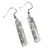 Ogham Stones inspired Sterling Silver earrings: EIRE