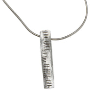 Ogham Stones inspired Sterling Silver pendant: PEACE