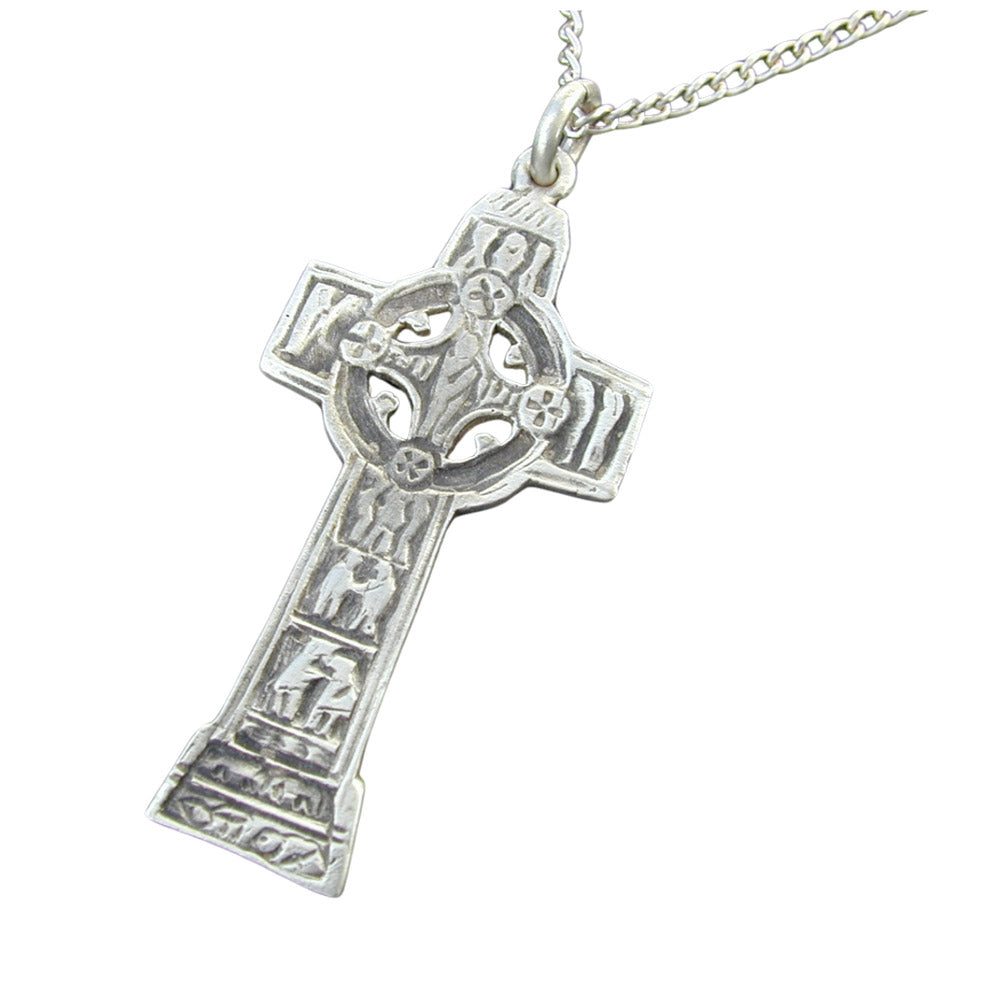 Sterling Silver Monasterboice Inspired Celtic Cross