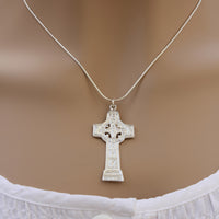 Sterling Silver Monasterboice Inspired Celtic Cross