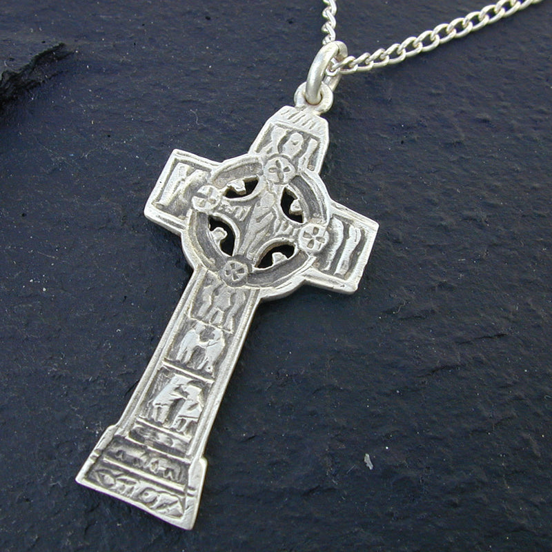 Sterling Silver Monasterboice Inspired Celtic Cross