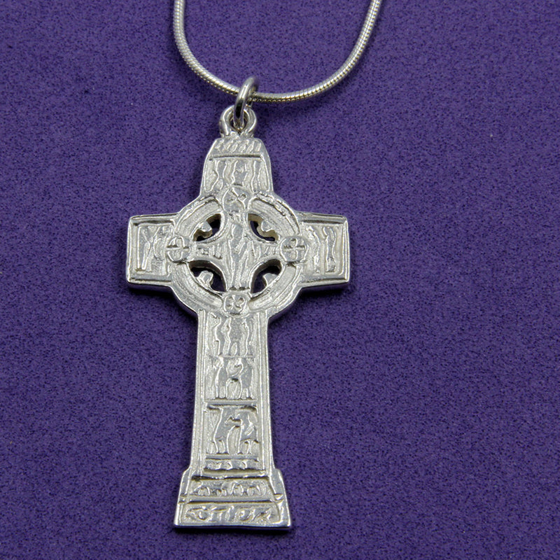 Sterling Silver Monasterboice Inspired Celtic Cross