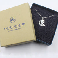 Recycled Sterling Silver Pendant - Children of Lir, Irish Myth