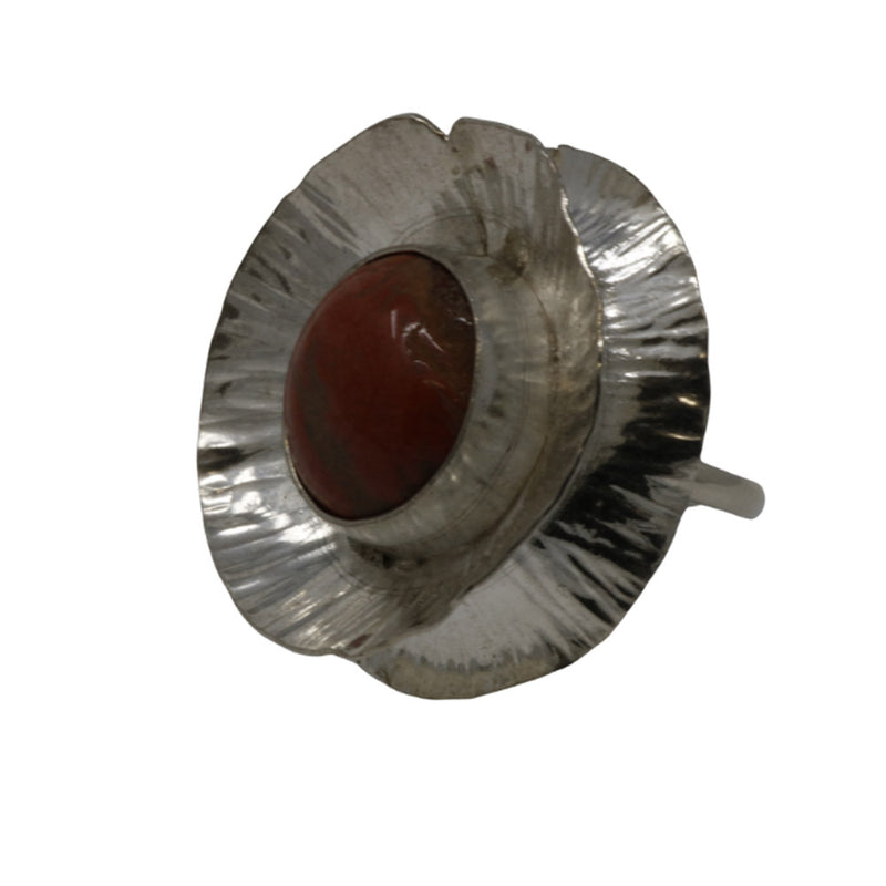 Handmade Tiger-eye (or other selected stone) Unique Sterling Silver Fashion Ring by Robert Spotten