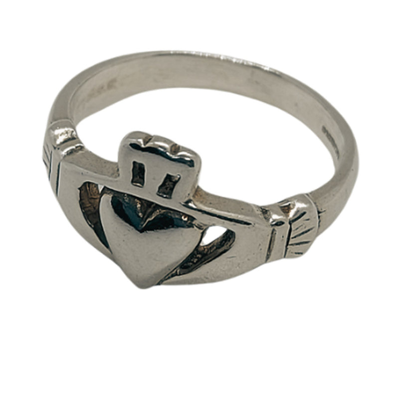 His and Hers Recycled Sterling Silver Traditional Claddagh Ring