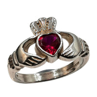 His and Hers Recycled Sterling Silver Traditional Claddagh Ring