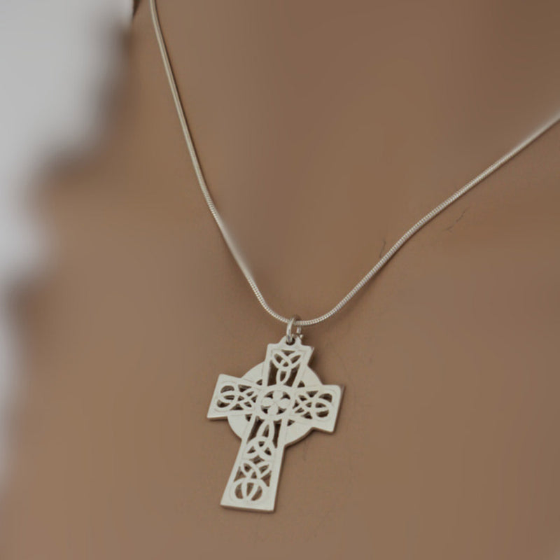 Sterling Silver Medium Celtic Cross