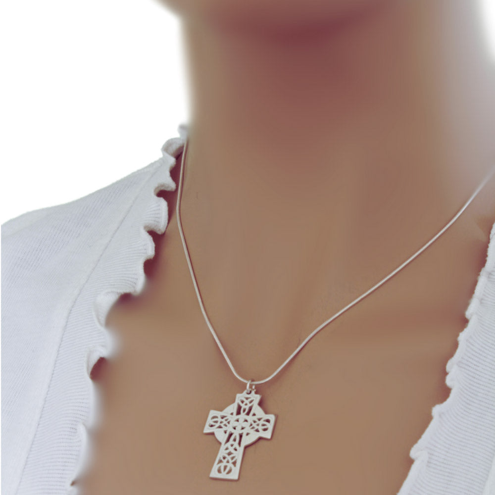 Sterling Silver Medium Celtic Cross