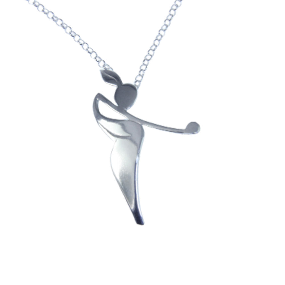 Ladies' Golf Game Sterling Silver Pendant by Robert Spotten