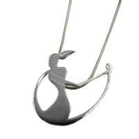 Ladies' Golf Game Sterling Silver Pendant by Robert Spotten