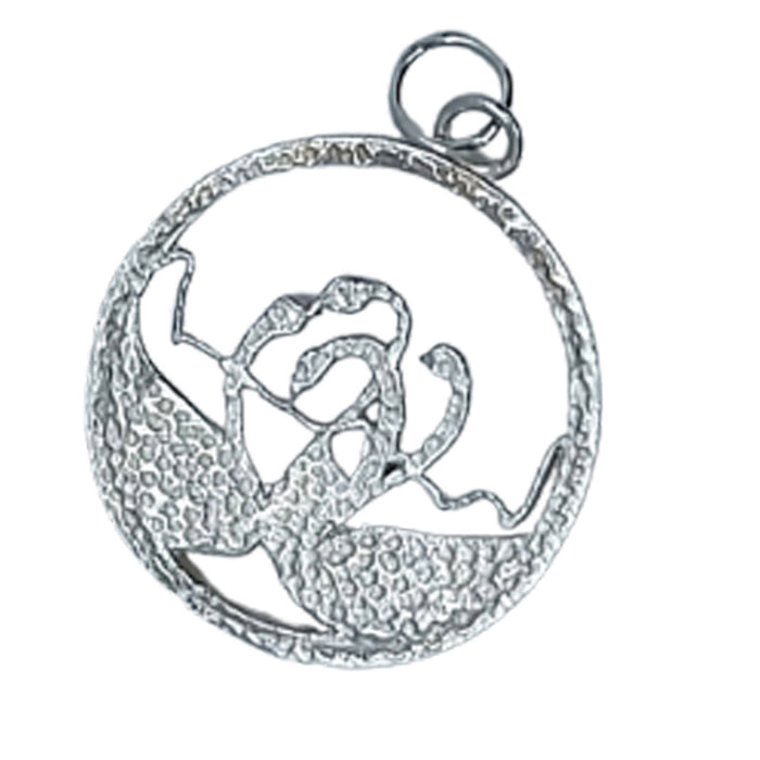 Recycled Sterling Silver Pendant - Children of Lir, Irish Myth