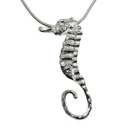 Seahorse Sterling Silver Pendant by Robert Spotten