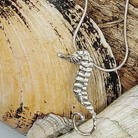 Seahorse Sterling Silver Pendant by Robert Spotten