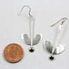 Sterling Silver and 18kt Gold Earrings