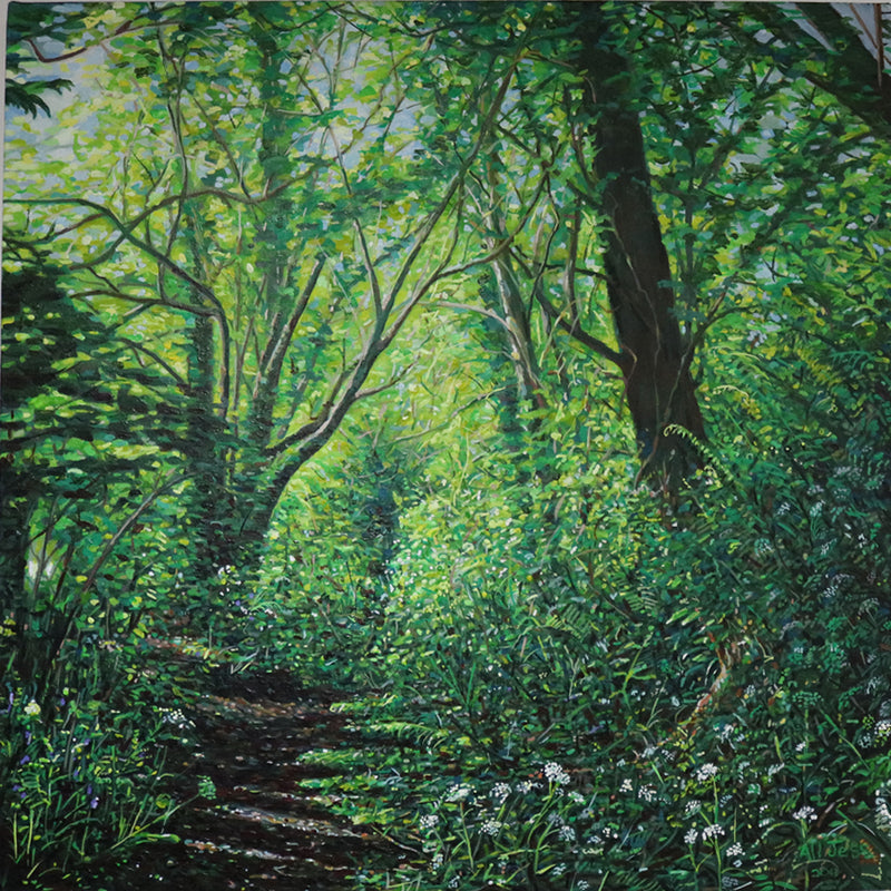 A Walk in the Forest - Oil Painting by Alison