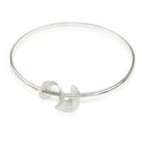 Wave Bangle - Sterling silver bangle by Robert Spotten