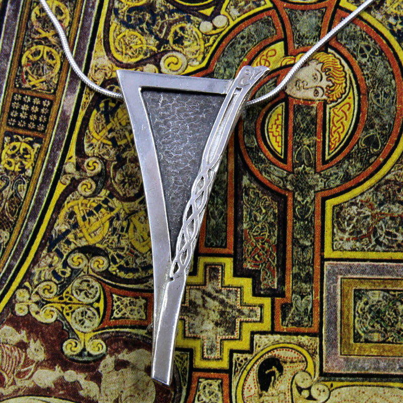 V-Shape Celtic Sterling Silver Pendant by Robert Spotten