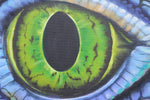 Eye of the Green Iguana - Oil painting by Robert Spotten