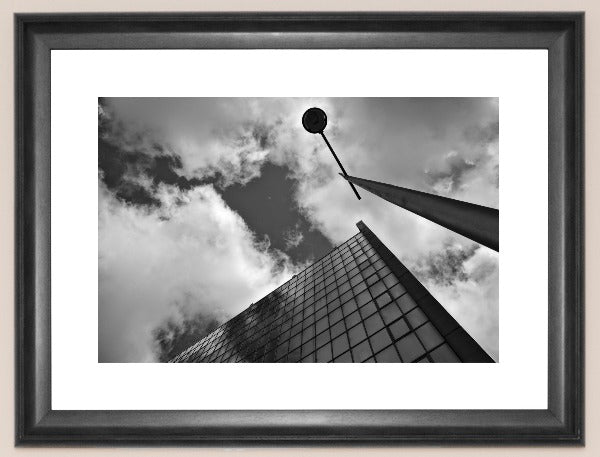 Tomb - Abstract Black and White Photograph of Tomb Street, Belfast, Ireland by Mathieu Decodts, Art Photographer