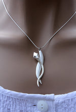 Unique Sterling Silver Lily Pendant by Robert Spotten