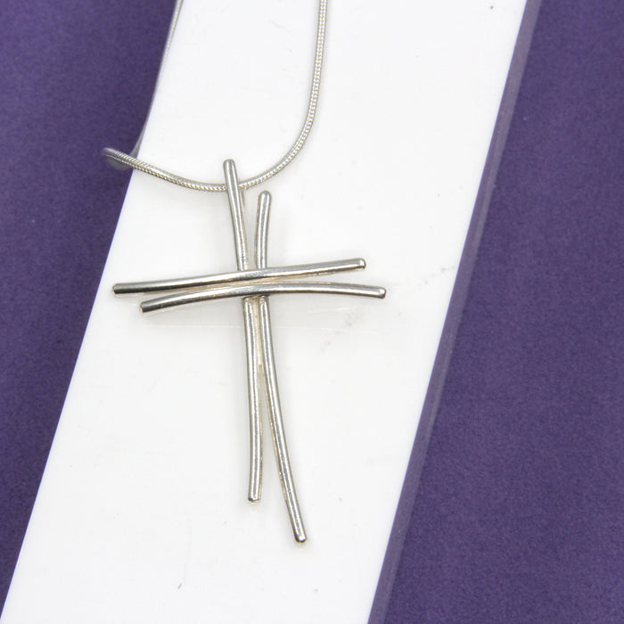 Sterling Silver Wire Cross